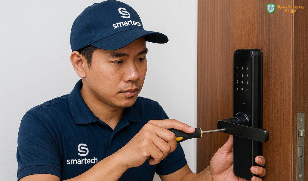 Sửa khóa cửa vân tay Hà Nội uy tín